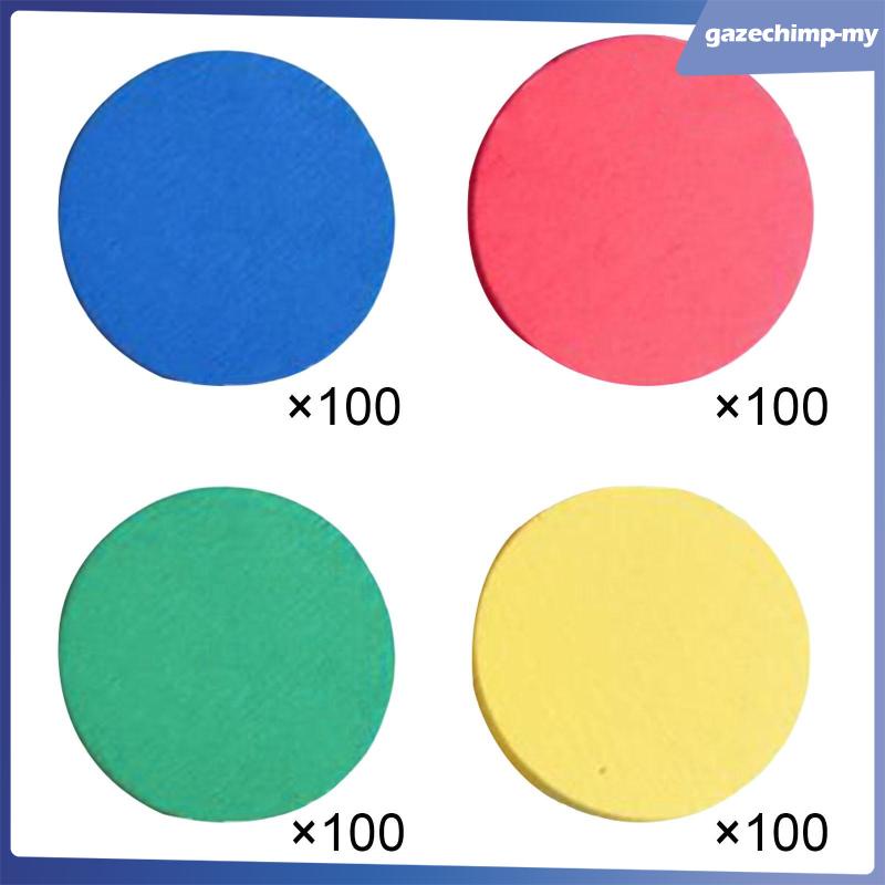 juego de 5 Colores X100 Los contadores de 22MM 