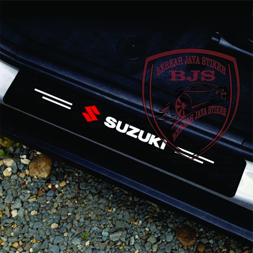 4 pzs adhesivo Protector de fibra de carbono para coche Suzuki ERTIGA Swift XL7 SX4 jimny vitara jimny accesorios
