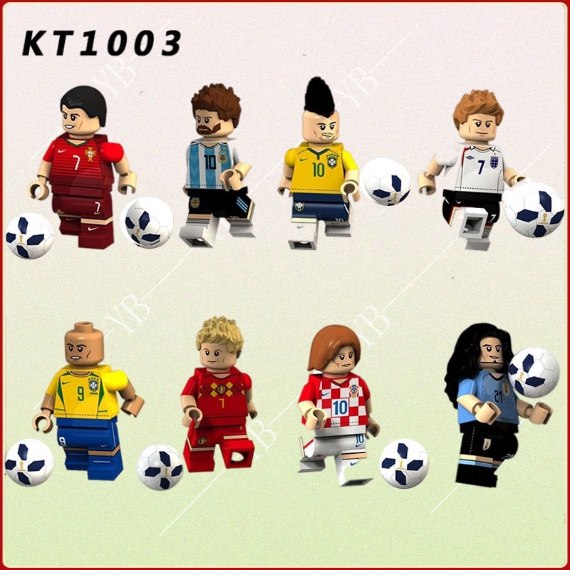 Equipo Oficial Fútbol 687 Piezas Bloques de Construcción de regalo no Bola De Navidad Lego 