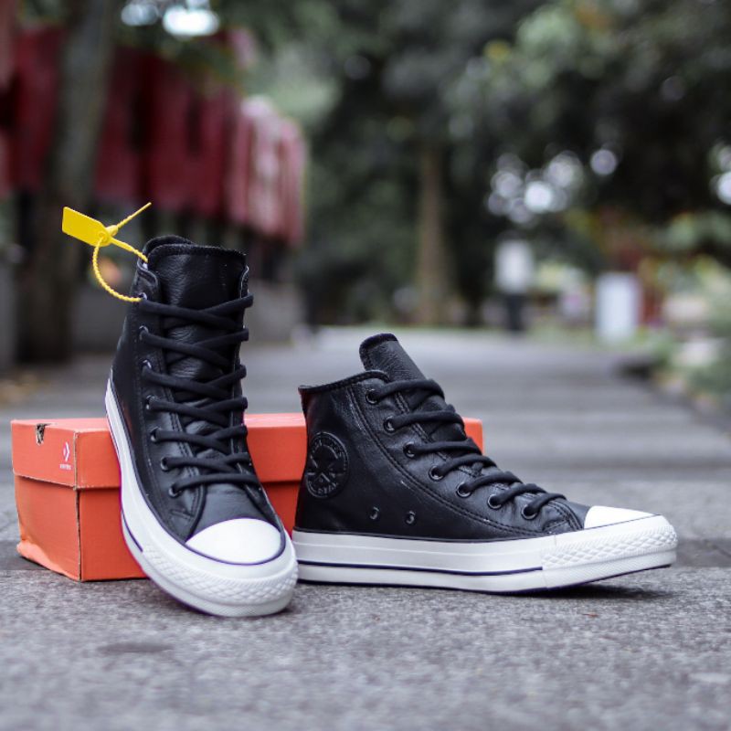 hostilidad Hermana Cadena Converse Classic Leather Hi zapatillas hombre | Shopee México