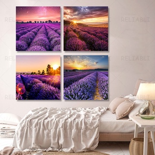 Lienzo Grande Pared Arte Flor Morada campo globo aerostático foto impresión  impresionante Compras satisfechas Recibe ofertas exclusivas Tienda de  descuentos