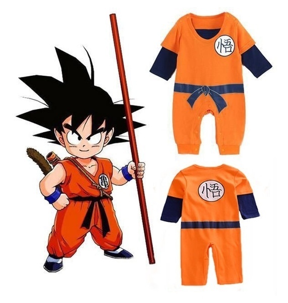 1 pza Traje de bebé de Dragon Ball Goku recién nacido niño ropa mameluco ropa de cuerpo | Shopee México