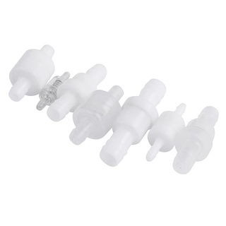 Válvula De Retención Unidireccional De 4 Mm (5/32") | Pack De 3 Unidades | Plástico Translúcido | Para Acuarios, Sistemas De Aire O Agua | Resistente A Altas Temperaturas