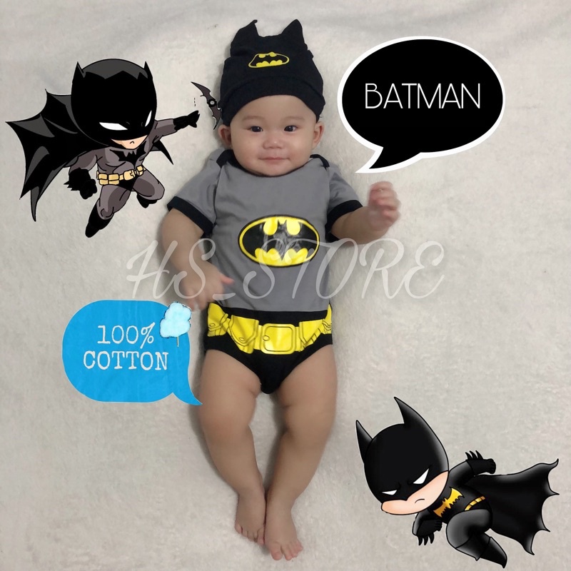 Batman BABY JUMPER/ropa de bebé/ropa de bebé/jersey de bebé/disfraz de bebé!  | Shopee México