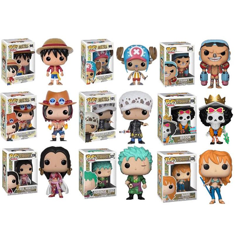 Funko Pop Anime One Piece cuerno Ace ley Tony Machete Roronoa Zoro