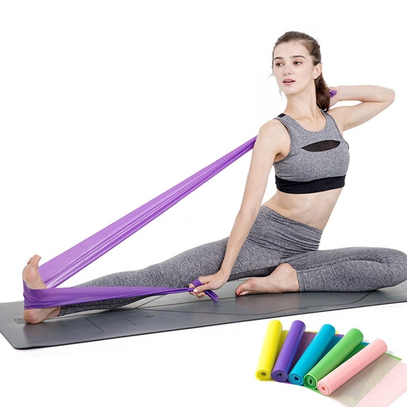 Banda elastica ejercicio pilates yoga resistencia trabajo gym gimnasio aerobic 