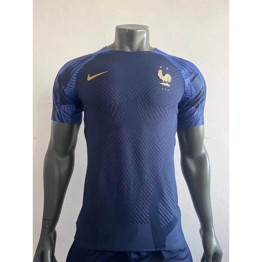 [Versión Del Jugador] 2022-2023 Francia Entrenamiento Ropav Manga Corta Fútbol Hombres jersey De Alta Calidad 3CPW