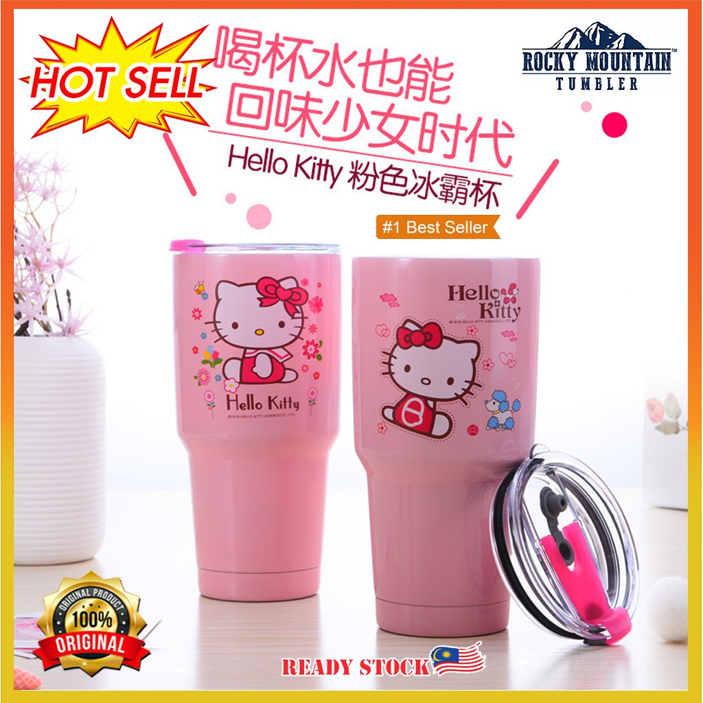 Vaso antifugas con punta blanda color rosa Tigex 80800140 diseño Hello Kitty 