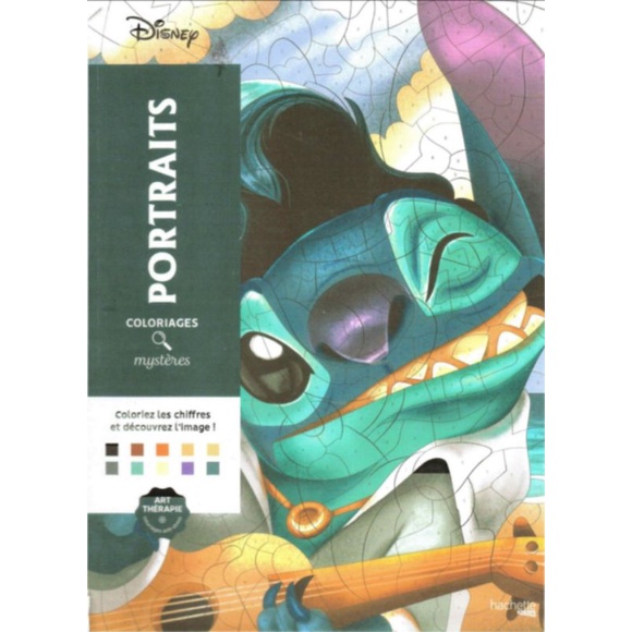 PDF Para Imprimir Libro Para Colorear Disney Portraits Coloriages