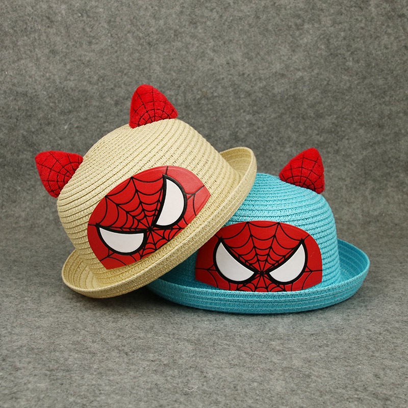 Marvel Superheroe Los Vengadores Spiderman Sombrero De Paja Beanie Pescador Sombrero Gorra De Dibujos Animados Bebe Gorra Ninos Es Gorra Al Aire Libre Para Ninos Banners Shopee Mexico