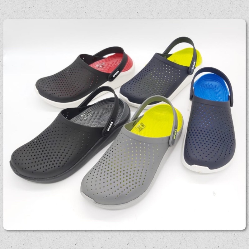 Sandalias Crocs Literide zuecos/Clog/Slippers/slip on enfermera/Nurse/goma  | Shopee México