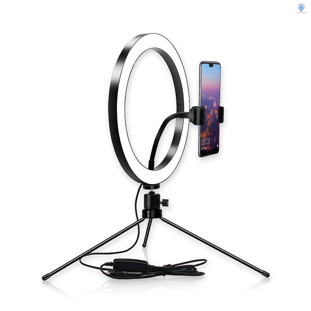 LGMX 10in USB Ring light Set LED Maquillaje Lámpara De Fotografía Regulable  Con Manguera Clip Para Teléfono 10 Niveles Ajuste De Brillo 3 Modos De Luz  Para En Vivo Selfie | Shopee México