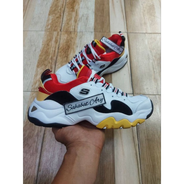 Corrupto guisante col china Skechers D'Lites 3.0 One Piece blanco negro rojo zapatos | Shopee México