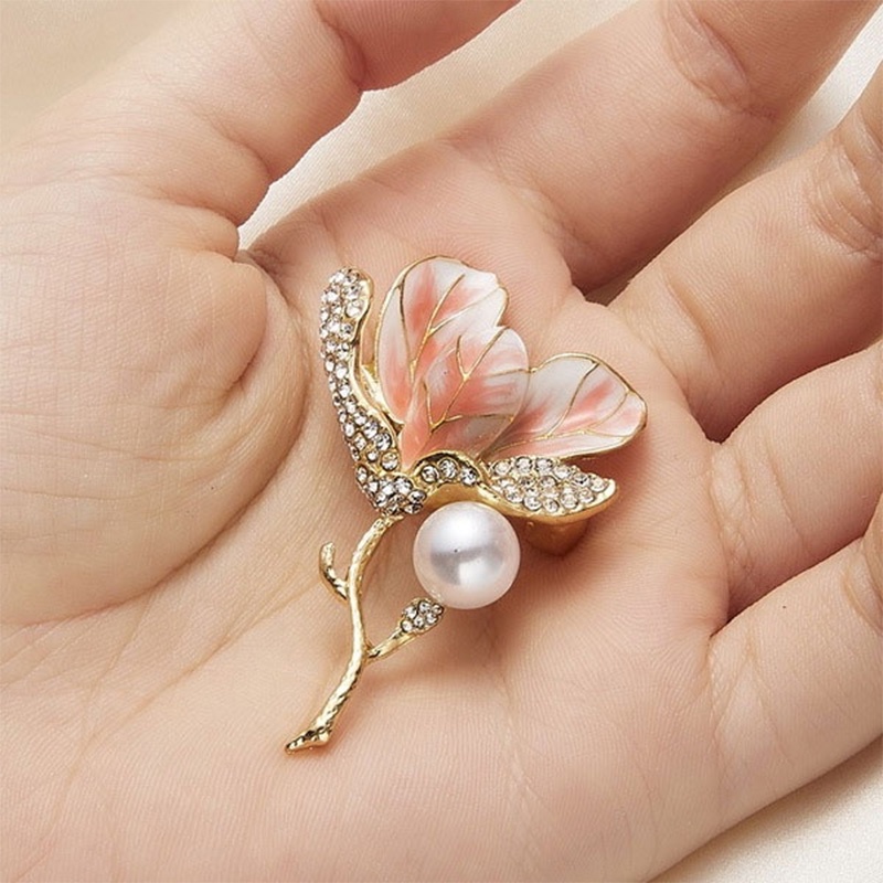 Broche De Flor De Hibisco Para Niña , Accesorios De Ropa , Perlas ,  Diamantes De Imitación , Aleación , Broches De Plantas , Regalo | Shopee  México