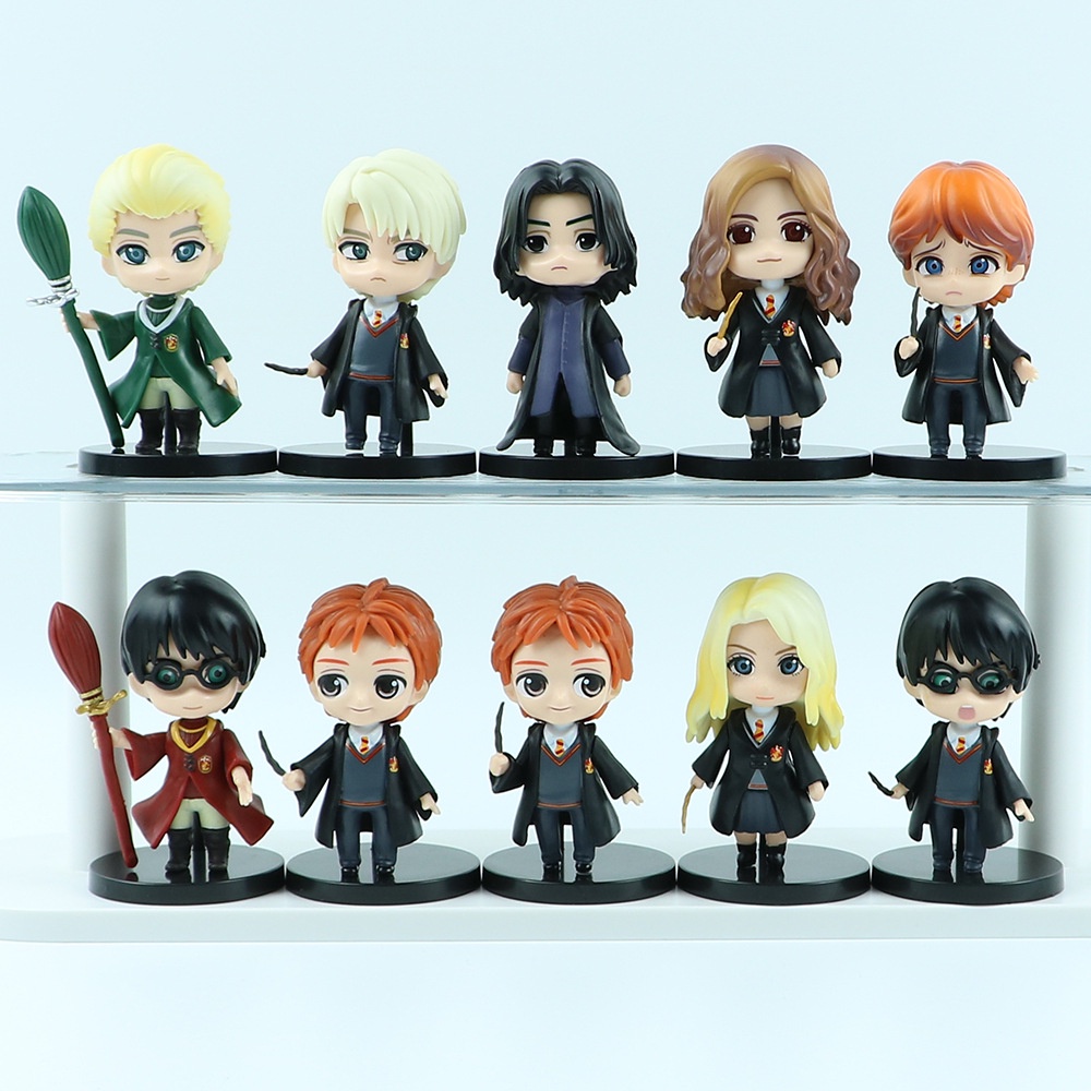 Action Figure Mattel Harry Potter 28 Cm - Voldemort, Silente, Hermione, Ron, Piton - Set Personaggi