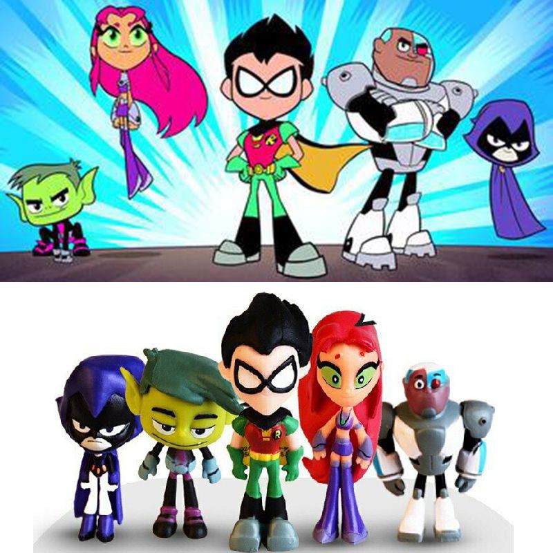 Regalos para Niños 4-12 Años Teen Titans Go Pantalon Corto De Niño Pack De 2 Pantalones De Algodón para El Verano con Raven Robin Cyborg Y Starfire 
