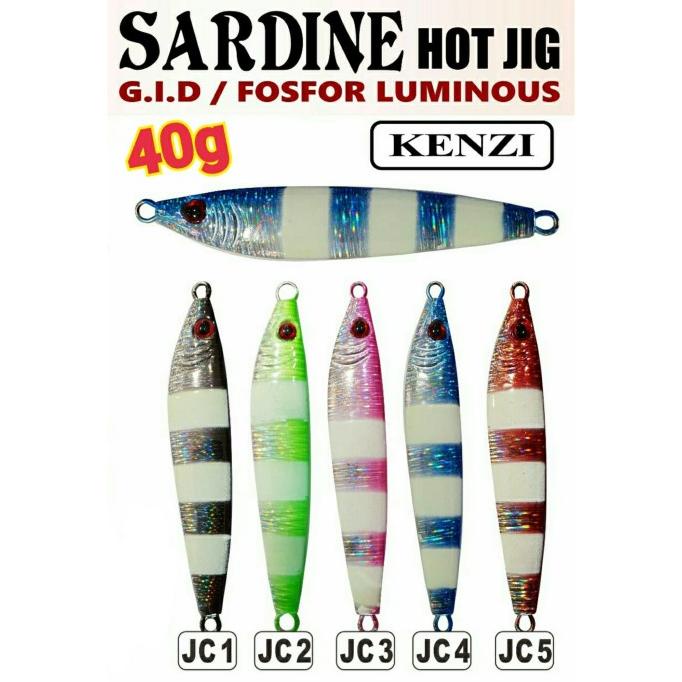 Plantilla de Metal KENZI sardina 40gr
