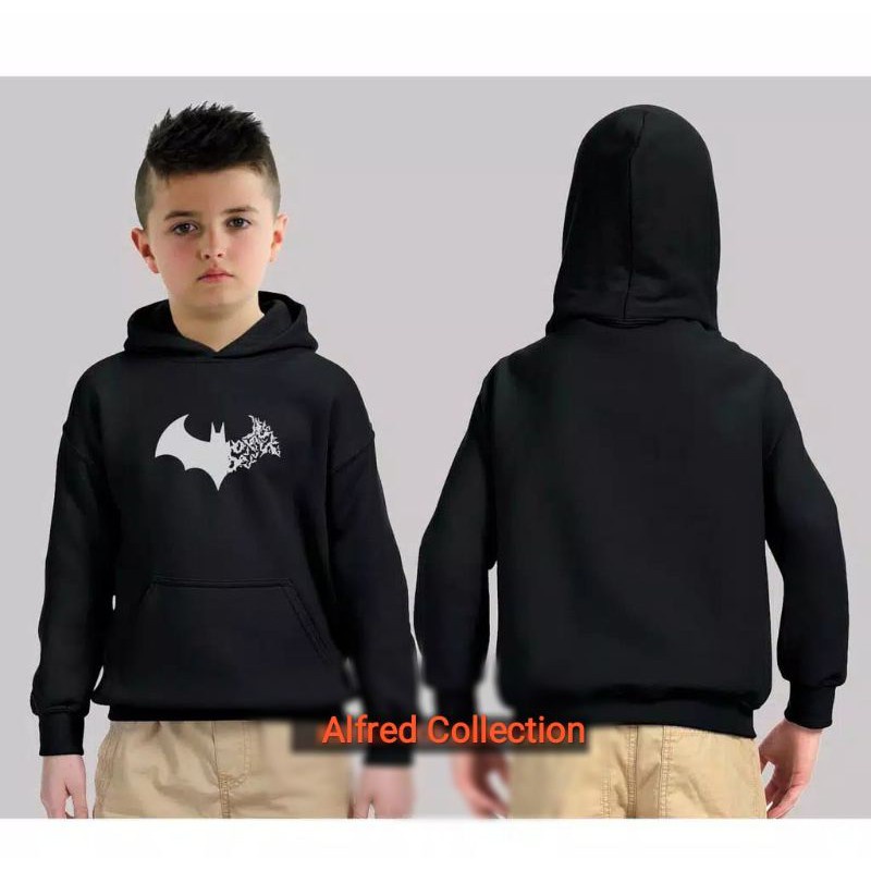 Chamarra con capucha superhéroe Batman niños edad 6-12 años negro  murciélago 59A | Shopee México