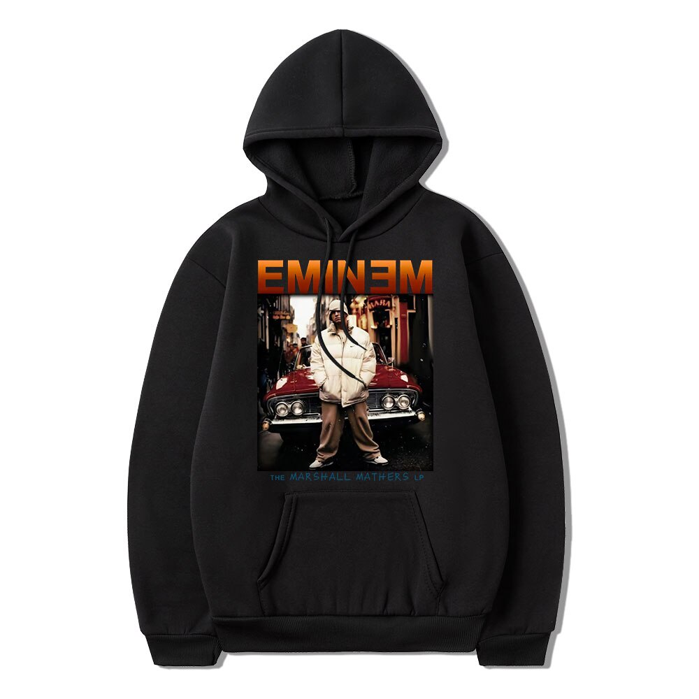 Harajuku Eminem Sudadera Con Capucha Hop Rapero Moda Tumblr Sudaderas De Gran Tamaño Suelto Para Hombre Calle Top | Shopee México