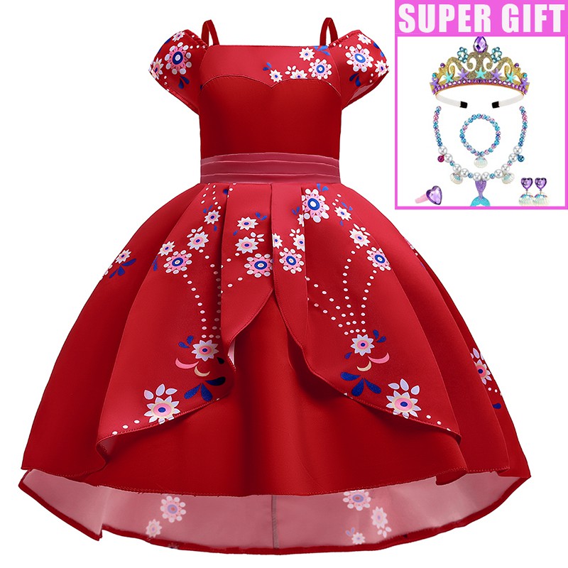 2022 navidad nuevo niños niñas vestido ropa años nuevos rojo fiesta de  cumpleaños princesa vestido niña 2-10 años | Shopee México