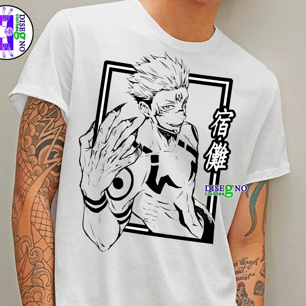 Playera Sukuna Ryomen Anime Jujutsu Kaisen Yuji Itadori Hombre Y