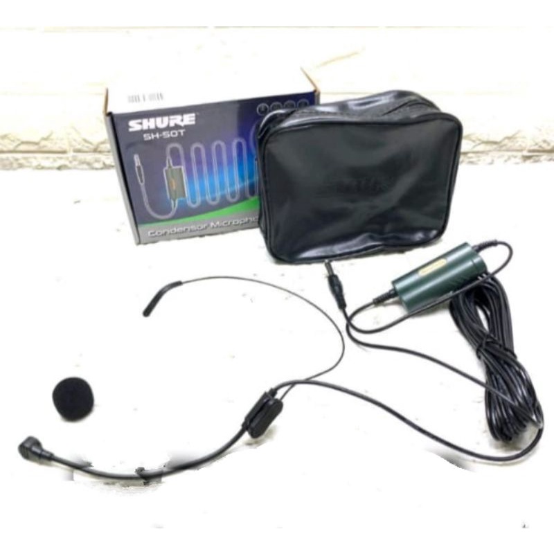 Micrófono Heandset Condensor micrófono diademas Shure SH-50T