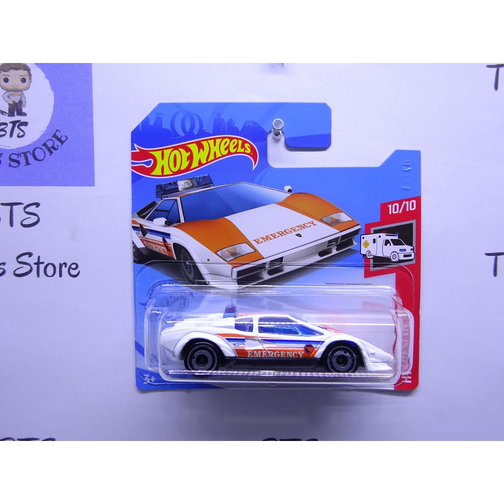 Hot Wheels Lamborghini Countach Carro Policial | Shopee México