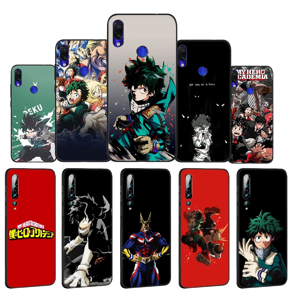 Anime Mi Hero Academia Deluxe teléfono caso cubierta de piel para Apple Huawei Motorola