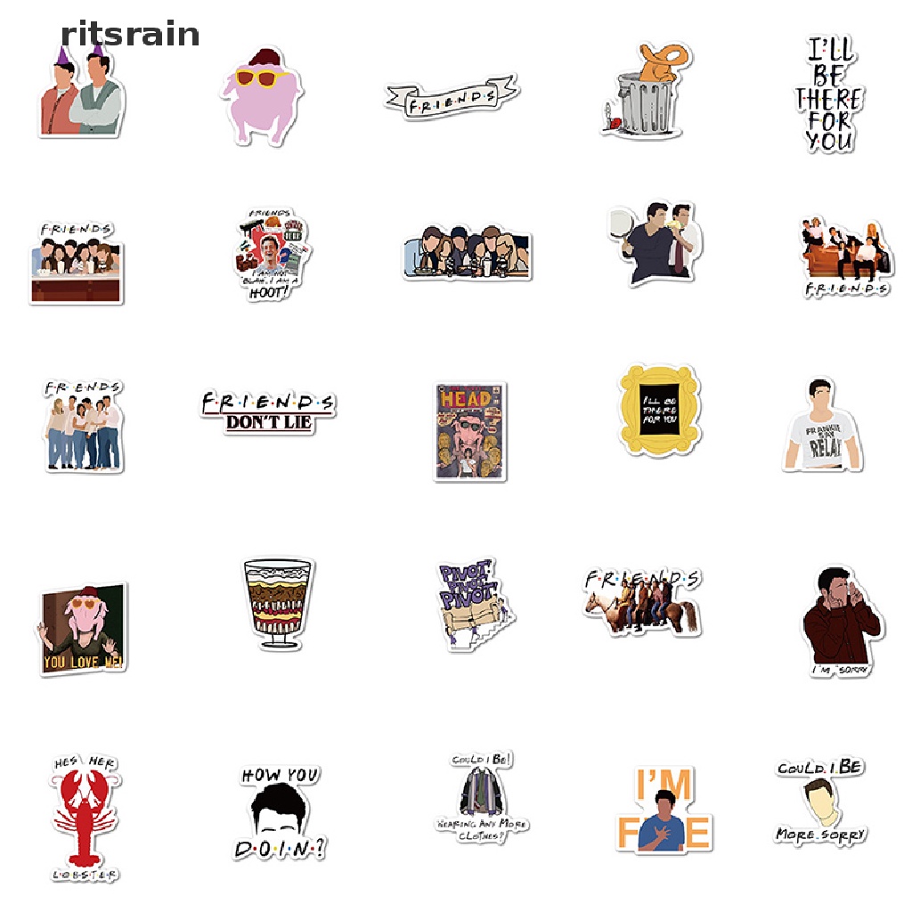 Ritsrain 50pcs Stickers Laptop Guitar Skateboard Luggage Car Funny Graffiti  Sticker Kids MX | Shopee México