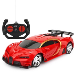 radio afijo Absurdo RC Coche De Control Remoto 1 : 18 Bugatti Rojo Con Luces Led Carga Off-road  Carreras Niño Eléctrico Juguetes Para Niños Juguete | Shopee México