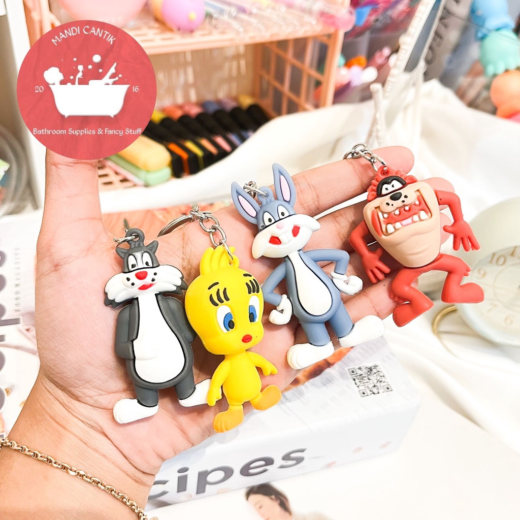 Llaveros De Personajes Completos De Los Looney Tunes (12pzas) | lupon