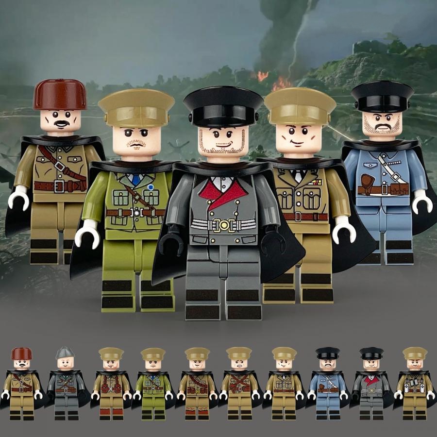 Gratis 5pc soldado camuflaje del Ejército astilla ger hombre la segunda guerra mundial Ladrillo Lego Personalizado Minifigura 
