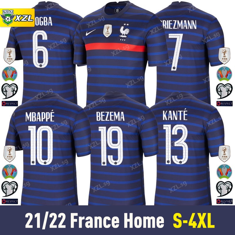 2021/22 Francia Camiseta Local Equipo Nacional 2021-2022 Fútbol jersi 20/21 Jersey 69oX