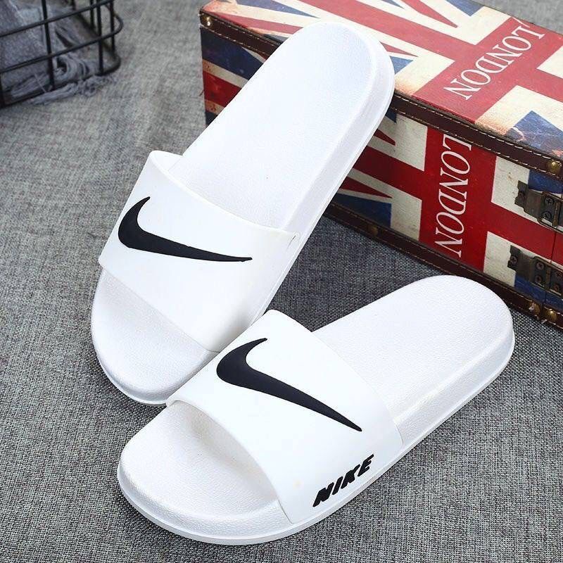 Benassi Swoosh Sandalias Deportivas Negro Blanco Zapatillas Para Hombres Mujeres Playa Deportes Chancla | Shopee México