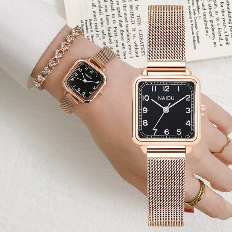 Relojes De Pulsera De Plata Simples Mujer De Inoxidable La Marca Minimalista De Cuarzo | Shopee México