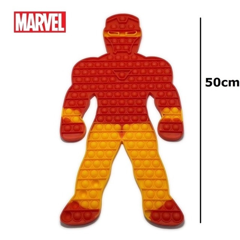 Ironman 50cm Jumbo Pop Burbuja intranquilo Sensorial Juguete Spiderman Hulk estrés juguete 