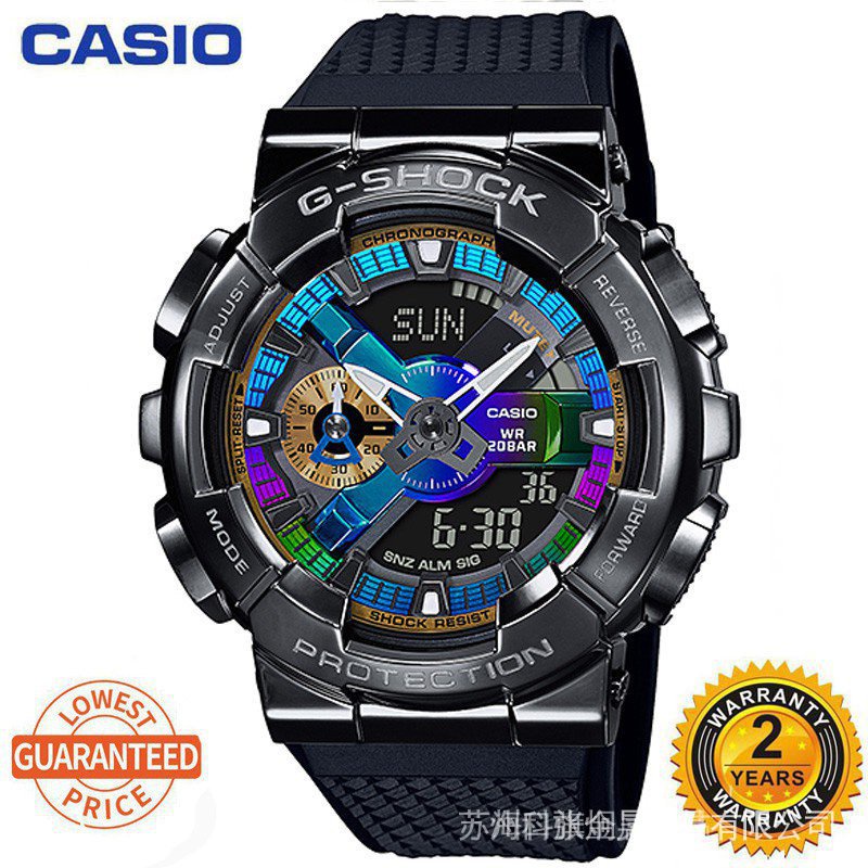 Casio Men's watch gshock impenetrable rainbow light Canyon Poseidon dark heart limited edition gm110b g shock