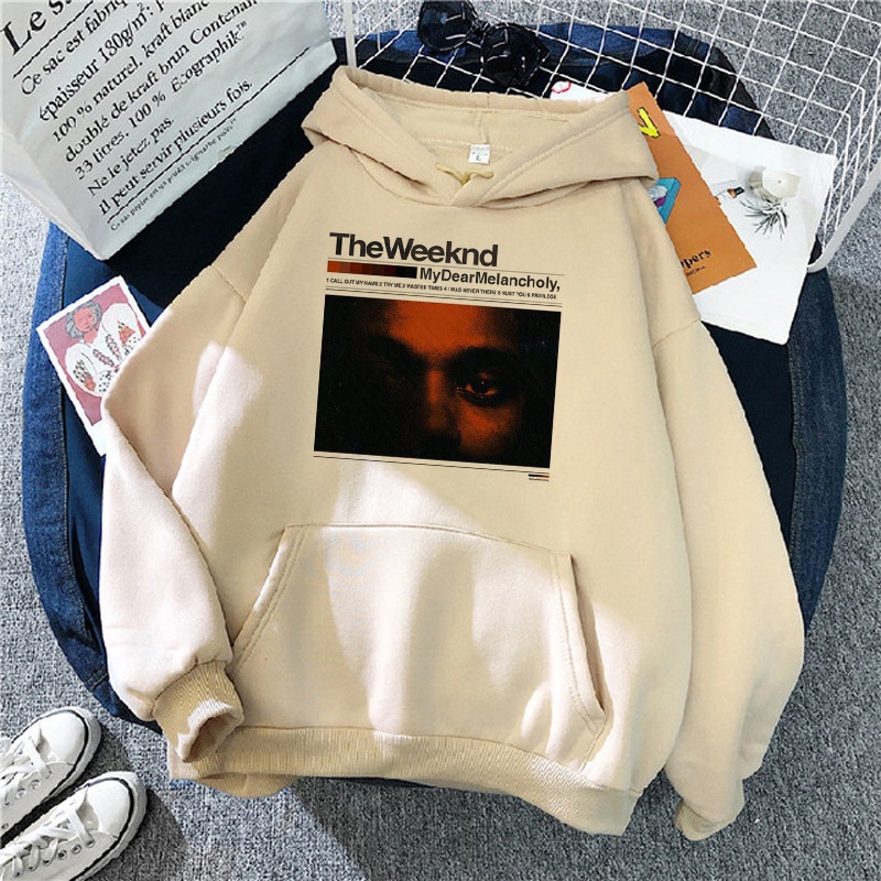 the weeknd Sudaderas Con Capucha vintage Ulzzang Impreso manga | Shopee México