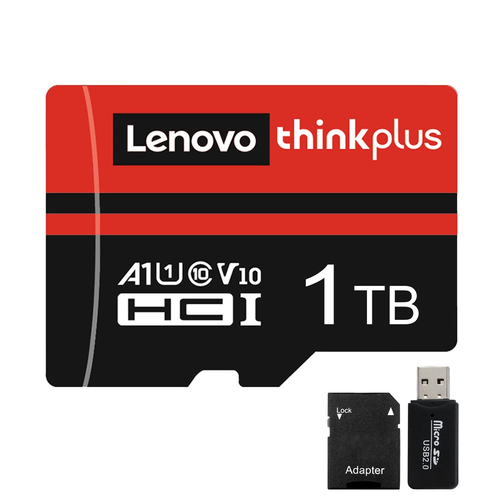 Tarjeta De Memoria Lenovo De 512 Gb/1 Tb/Almacenamiento TF/Micro SD Impermeable De Alta Velocidad U3