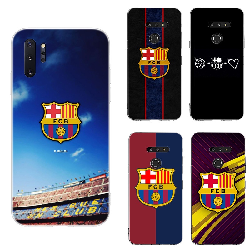 Head Case Designs Licenciado Oficialmente FC Barcelona Fallo técnico Crest Patterns Funda de Gel Negro Compatible con Apple iPhone 7 iPhone 8 iPhone SE 2020 