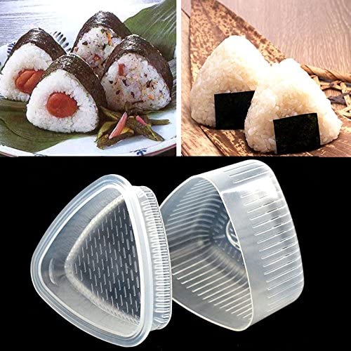 1 Cuchara Kit para Hacer Sushi Molde de Onigiri Juego de Moldes de Sushi 2 Pcs Molde de Sushi para Onigiri Herramientas de Sushi 