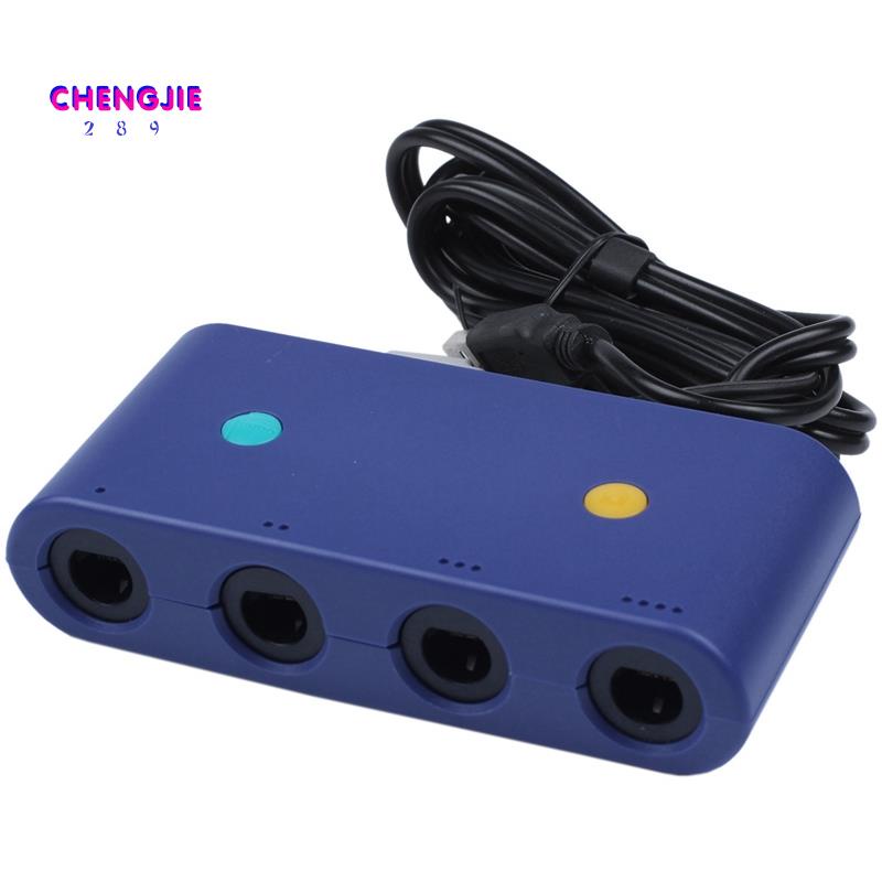 Adaptador De Controlador Gamecube Para Nintendo Switch Wii U Pc 4 Puertos Con Turbo Y Boton De Inicio E Sin Conductor Shopee Mexico