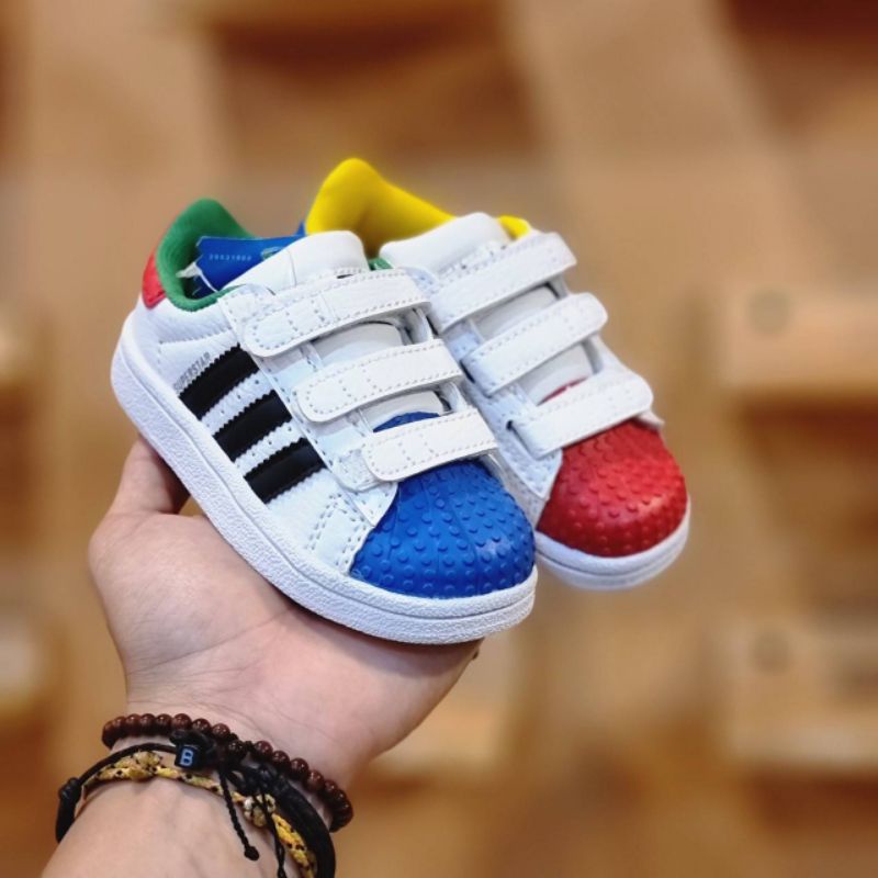 Masaccio físicamente Articulación Adidas superstar zapatos infantiles premium de alta calidad para niños  zapatos Lego | Shopee México