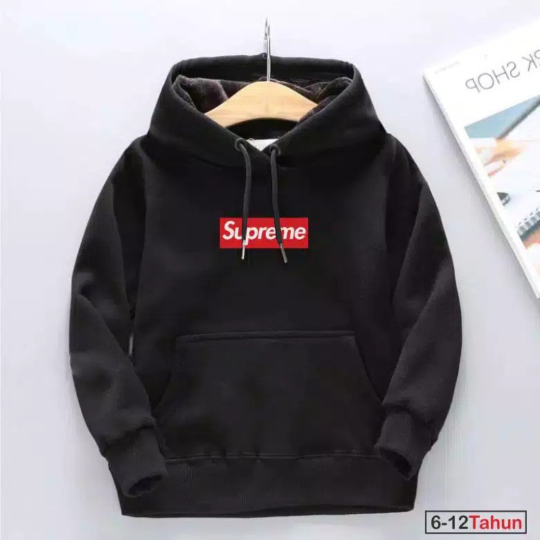 Los niños suéter supremo Chamarra sudadera capucha SUPREME | Shopee