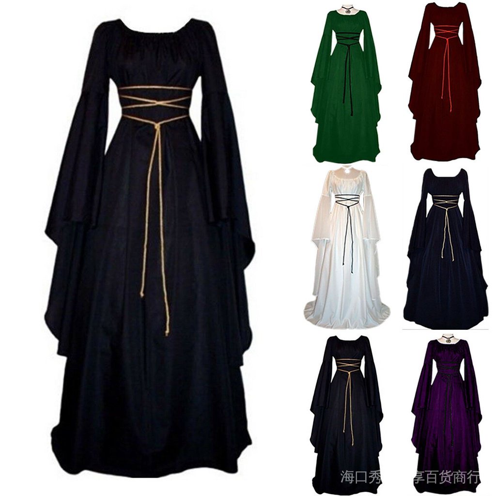 Vestido Medieval Estilo Gótico Victoriano NHME | Shopee México