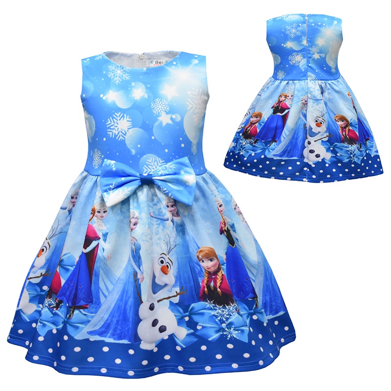 Disney Frozen 2 Disfraces Niñas Princesa Elsa Anna Vestido De Bola  Cumpleaños Niños Reina De Nieve Cosplay Ropa De Carnaval 3-8 Años | Shopee  México