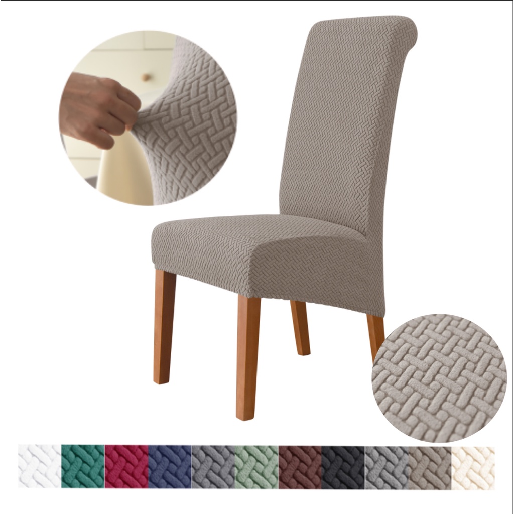 Fundas Para Silla Grande , Estiramiento De Lana Jacquard Para Comedor