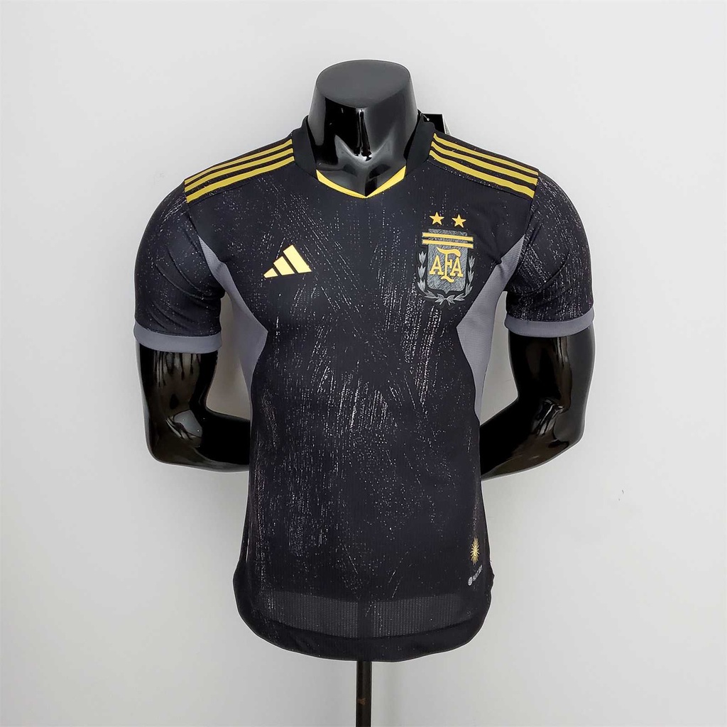 jersey | Camiseta Deportiva (Versión Jugador) 2022 Argentina Negro