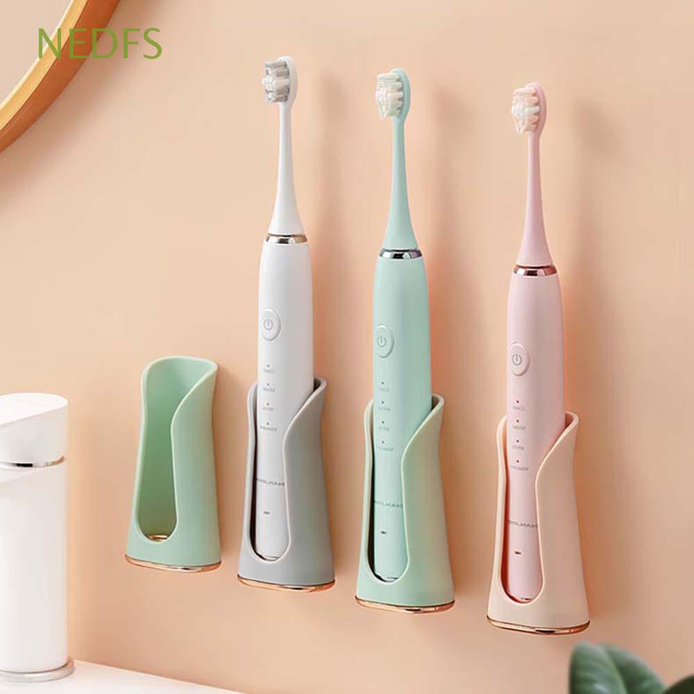 Nedfs Creative Toothbrush Organizer Traceless Bathroom Accessories Toothbrush Holder Stand Space Saving With Sticker Wall Mounted Fashion Electric Toothbrush Storage Rack Multicolor Shopee Mexico