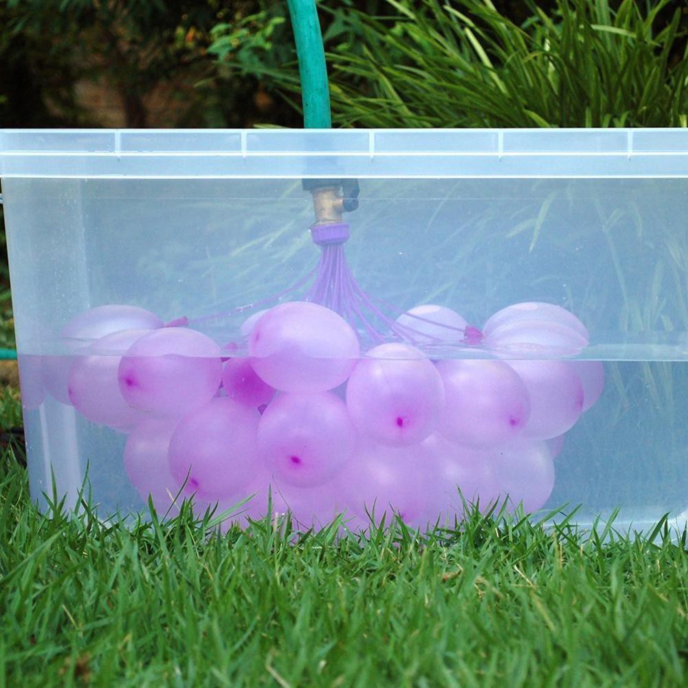 juegos de grupo bombas de agua multicolores de llenado rápido sin necesidad de nudos molestos adecuados para fiestas en la piscina fiestas de amigos Paquete de 111 globos de agua 